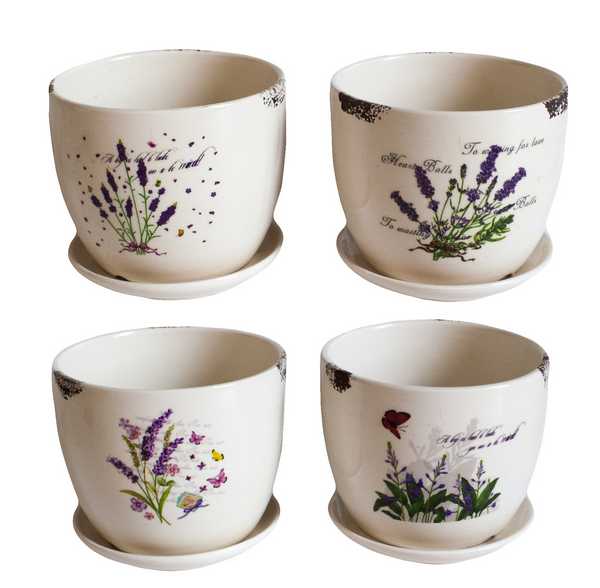 Горшок керамический для цветов 12*11см