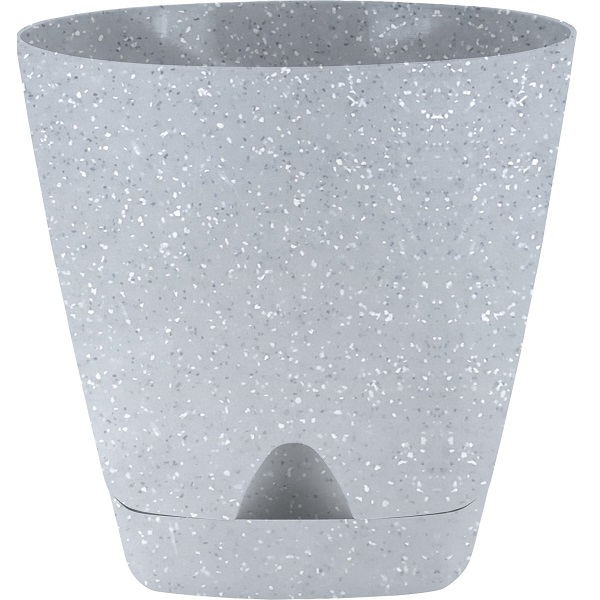 Горшок для цветов AMSTERDAM D170 с прикорневым поливом 2,5л светлый камень