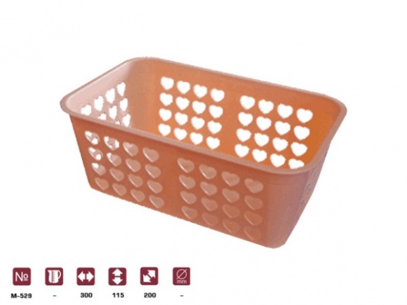Корзина "Вдохновение" 300х200х115мм микс (то)