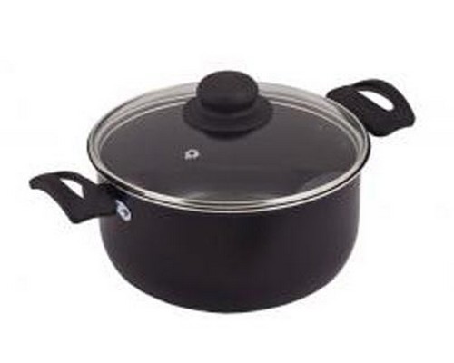 Кастрюля CONSUL 4,5л, D-240мм, стеклянная крышка