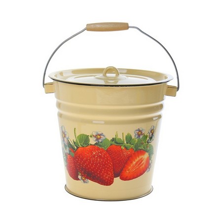 Ведро 12л.с крышкой с рис.