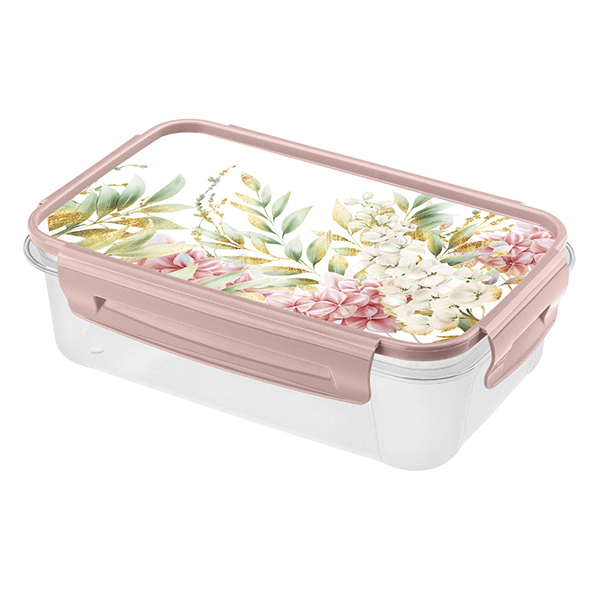 Контейнер для продуктов с декором LOCK&OK 0,75л (Микс 1)