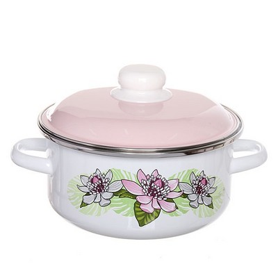 Кастрюля 1,5л. АЗАЛИЯ цил. низк