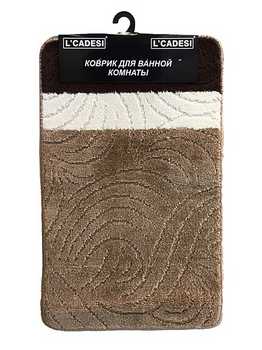 Коврик  MARATHON из пропилен. 50*80см  RUZGARGULU коричневый