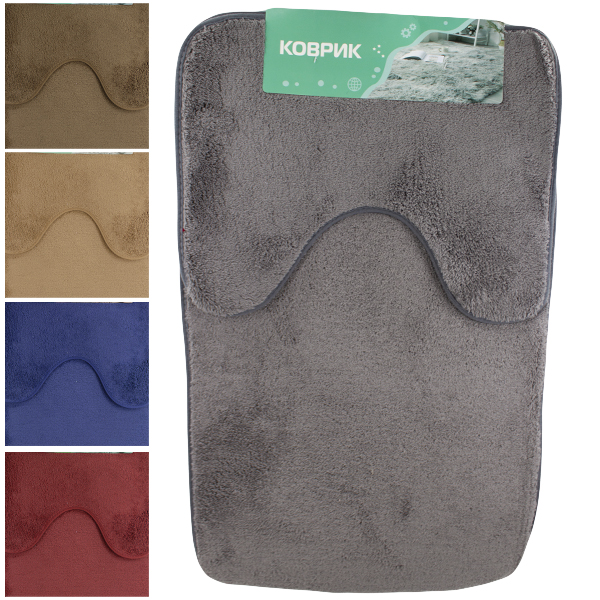 Коврик для ванной комнаты, набор 2шт (50*80см и 48*40см)