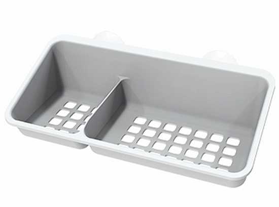 Полка на присосках Krita (снежно-белый)