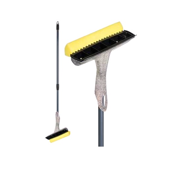 Окномойка "Grenada" с черенком телескопическим 130см, размер L (гранит светло-серый)