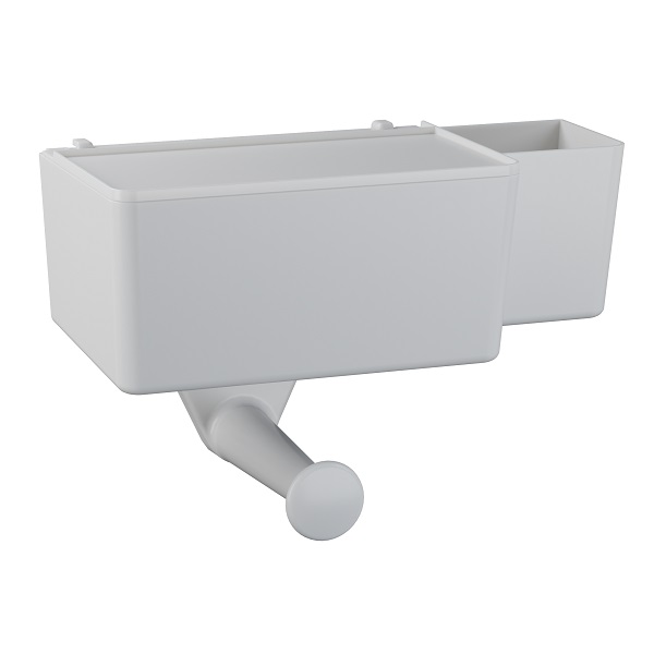 Полка для туалета Glomma (снежно-белый)