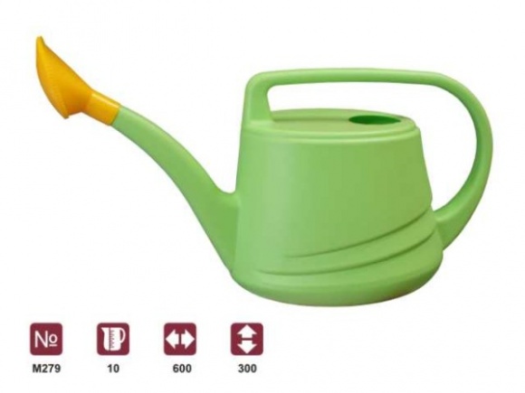 Лейка 10л с рассеивателем (микс) (то)