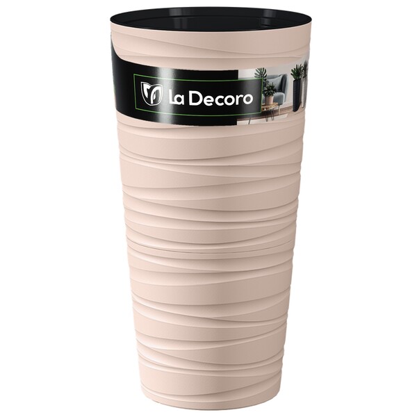 Кашпо Модерн Максимум 15л Пудровый h610