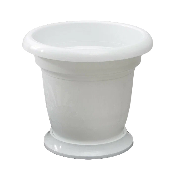 Кашпо "Тюльпан-3" (8,0л)  белое