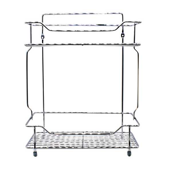 Полка 2-х ярусная металлическая