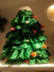 Фигурка декоративная музыкальная ЕЛОЧКА, 35см