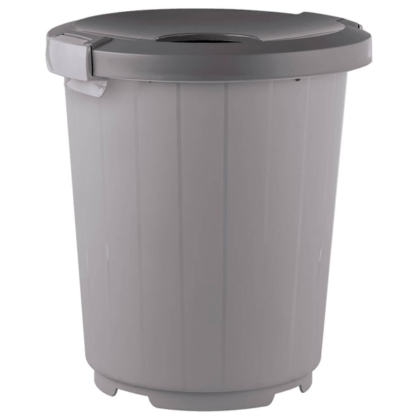 Бак 105л с крышкой воронкой (серый)