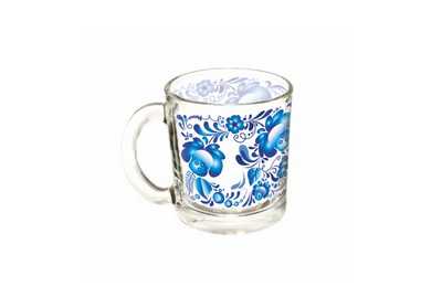 Кружка "Русские узоры 1" круговая серия "Чайная" 300 мл