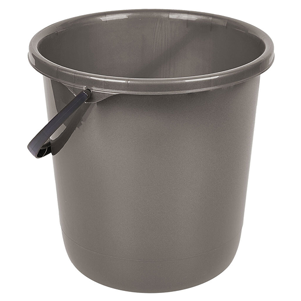 Ведро 7л Rock'n'Roll антрацит (то)