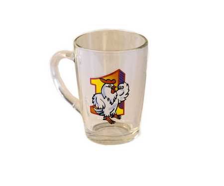 Кружка для чая 300 Капучино "Петух чемпион микс"