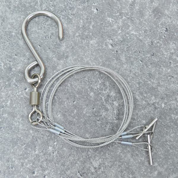 Подвес-трос металлический (длина 600мм) (то)