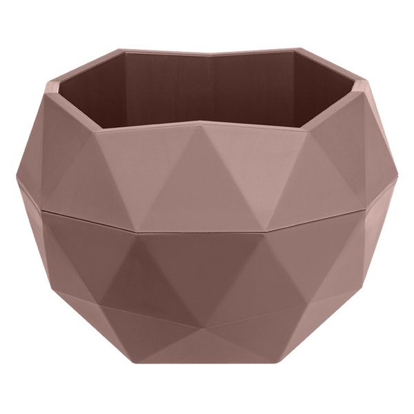 Кашпо Топаз 2,5л Пыльная роза d21,8 h15см