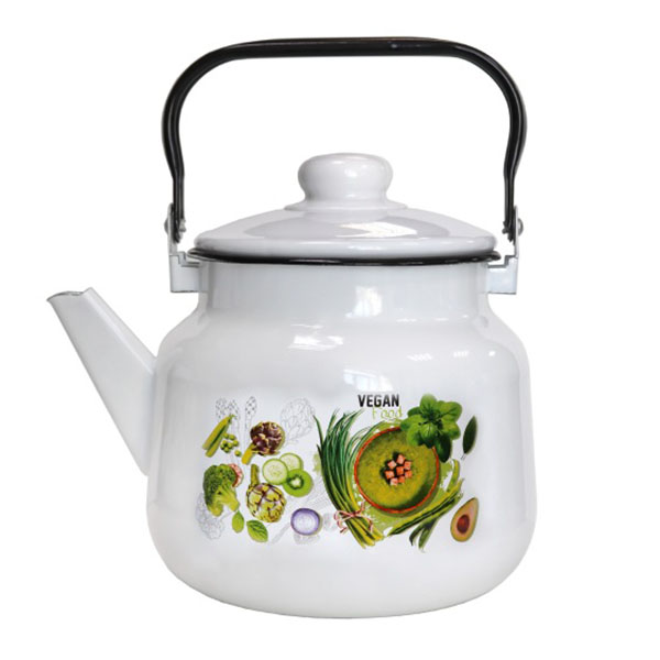 Чайник эмал  3,5л    01- 2713/4М-Веган  Эмаль SELECT