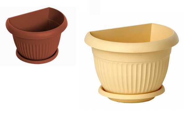 Кашпо ЛИВИЯ настенное D180мм. 2,7л (то)