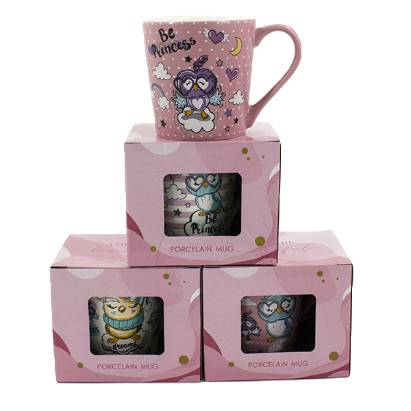 Кружка 350мл в подарочной упаковке мятые коробки