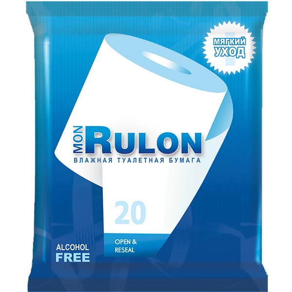 Mon Rulon №20 влажная туалетная бумага, арт. 48123