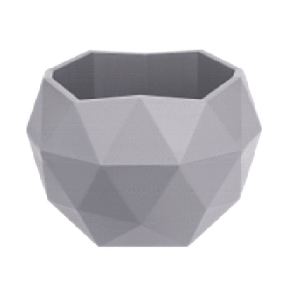 Кашпо Топаз 0,17л Серый жемчуг