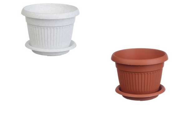 Кашпо ЛИВИЯ D420мм 26л. с поддоном