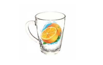 Кружка  300 мл "Капучино"  Апельсин К