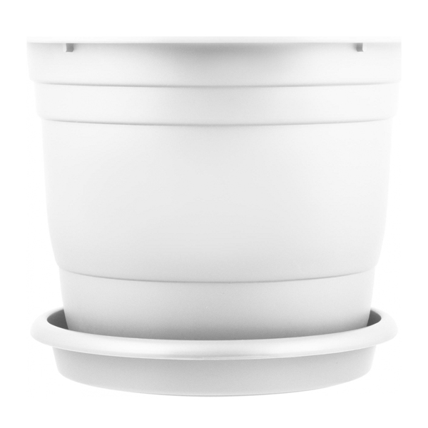 Горшок для цветов Athena 460мм, 32л с поддоном,белоснежный жасмин