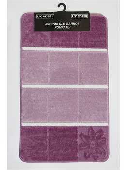 Коврик  MARATHON из пропилен. 50*80см  STAR BUTTERFLY лиловый