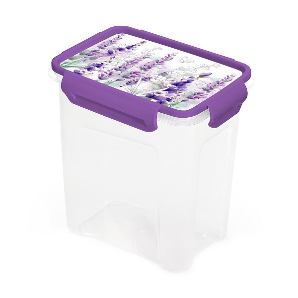 Контейнер для СВЧ 1,8л Lavender прямоугольный (то)