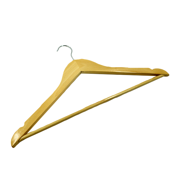 Вешалка для одежды деревянная 43*22см, 1сорт (прессованная древесина)