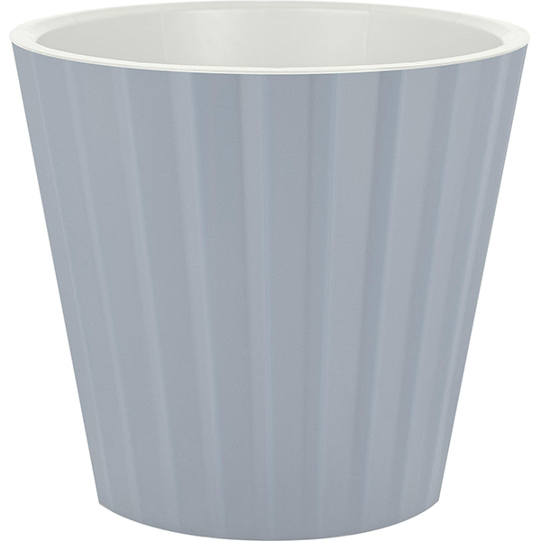 Горшок для цветов Sand D320мм, 15,8л c дренажной вставкой, на колесиках утренний туман (то)