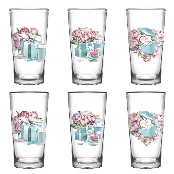 Набор из 6-ти стаканов "Ода" 230 мл "Модные штучки"