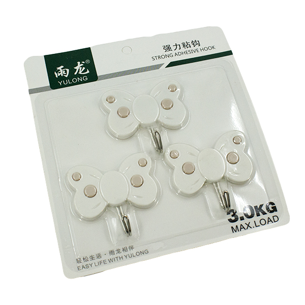 Крючки фигурные 3шт (пластик, металл) Крючки фигурные 3шт (пластик, металл)