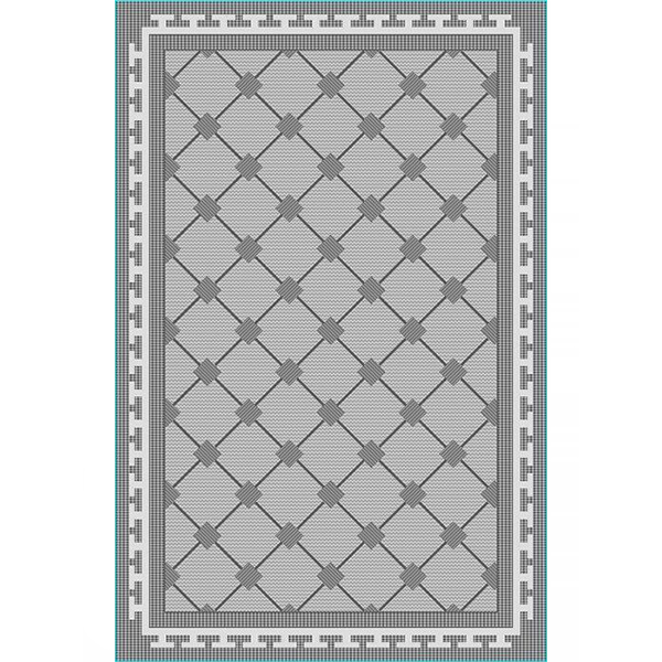 Циновка ЭКО  77022  размер 80х150 (1,2 м2) , цвет светло-серый, Россия