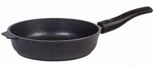 Сковорода 24 см съемн  ручка  "Гранит star" черный гранит с  блеском  а/п