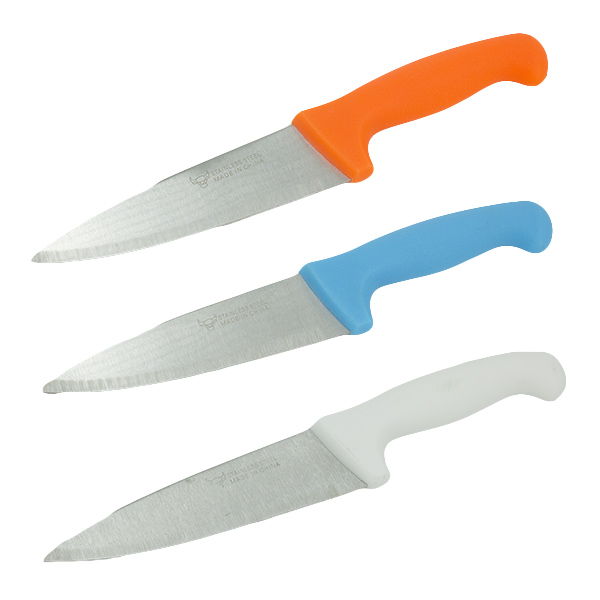 Нож с пластиковой ручкой, 15см