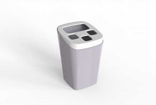 Подставка для зубных щеток "Breeze" (сиреневый туман) (то)