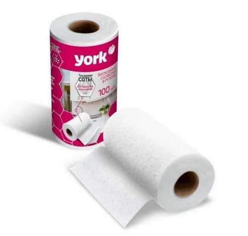 Салфетка вискозная 100 шт. в рулоне (25х22,5)