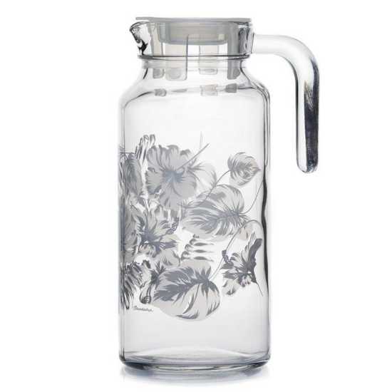 Кувшин 1300 мл с прозр. пластиковой крышкой (р.28885) ДЖАНГЛ