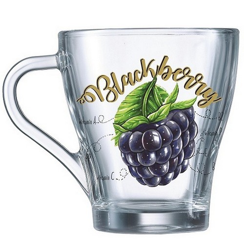 Кружка "Грация" 250 мл "Полезная ежевика"