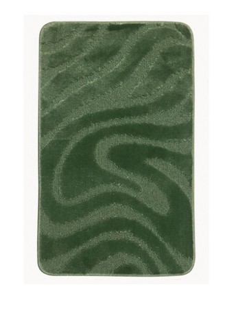 Коврик из полипропилена на латексной основе, "L'CADESI LEMIS", 50х80см из 2 штук,3014 зелёный 