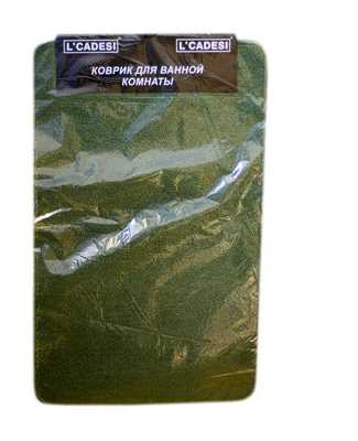 Коврик для ванной LIGHT LATEX 50x80 из 1 шт зеленый