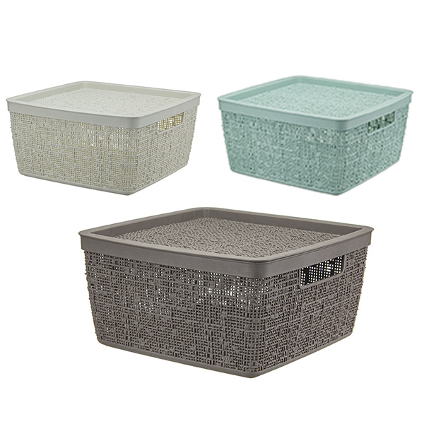 Коробка БЯЗЬ 8л с крышкой