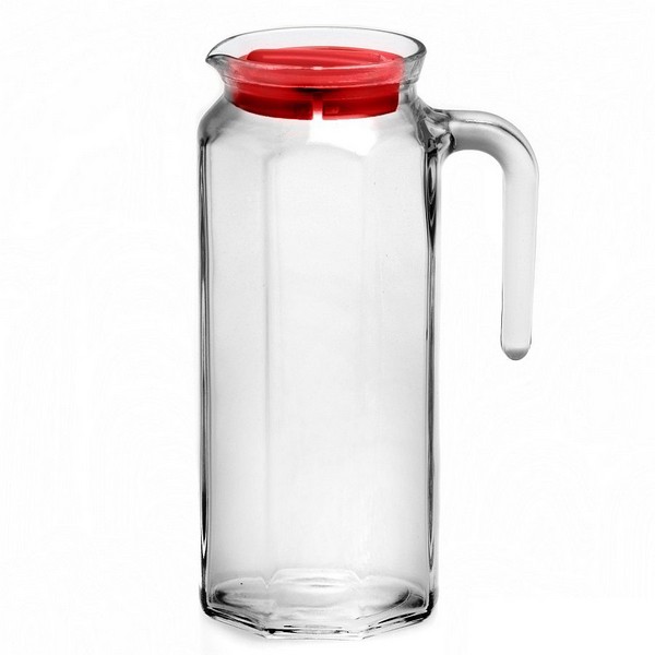 Кувшин КОШЕМ с красной крышкой 1000 мл