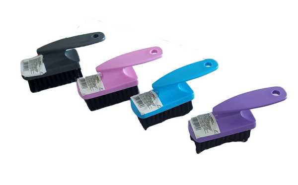 Щетка для обуви с ручкой (пластик) 12*6*3,5см