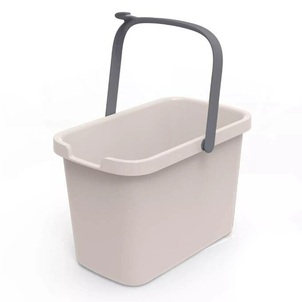 Ведро прямоугольное Smart 9,5л (бежевый) (то)